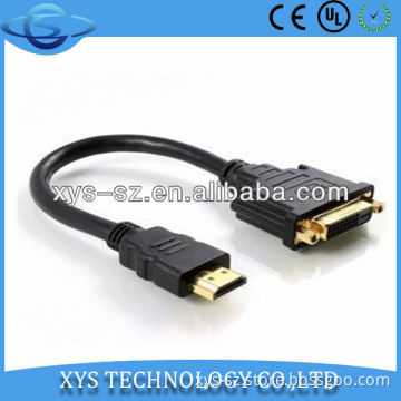 Factory direct sale!!HDMI MALE TO DVI FEMALE